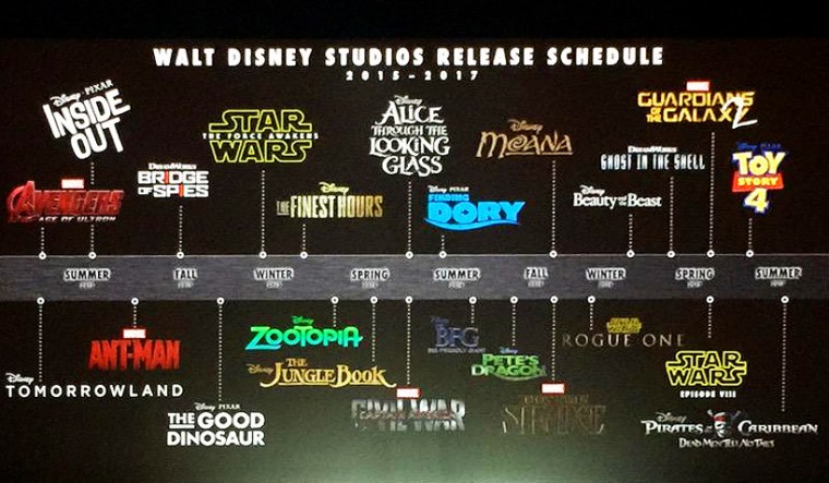 disney film calendar