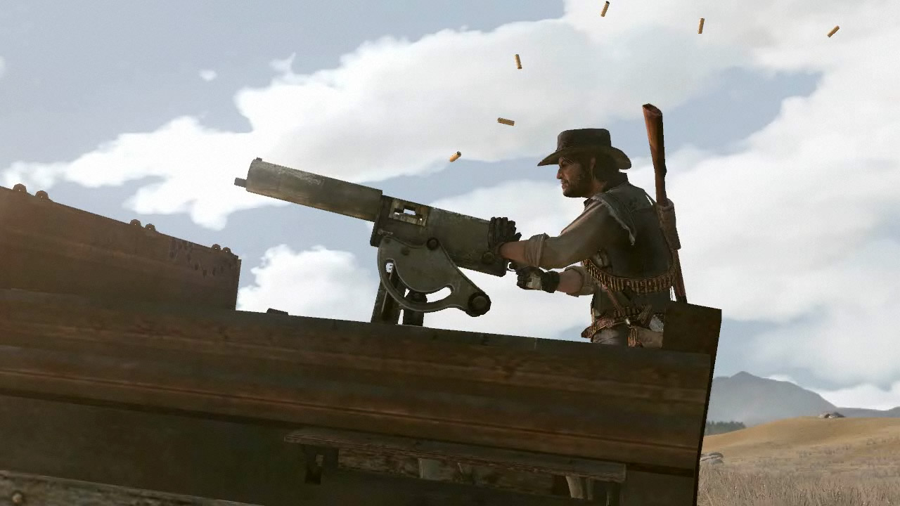 red dead redemption maxim gun