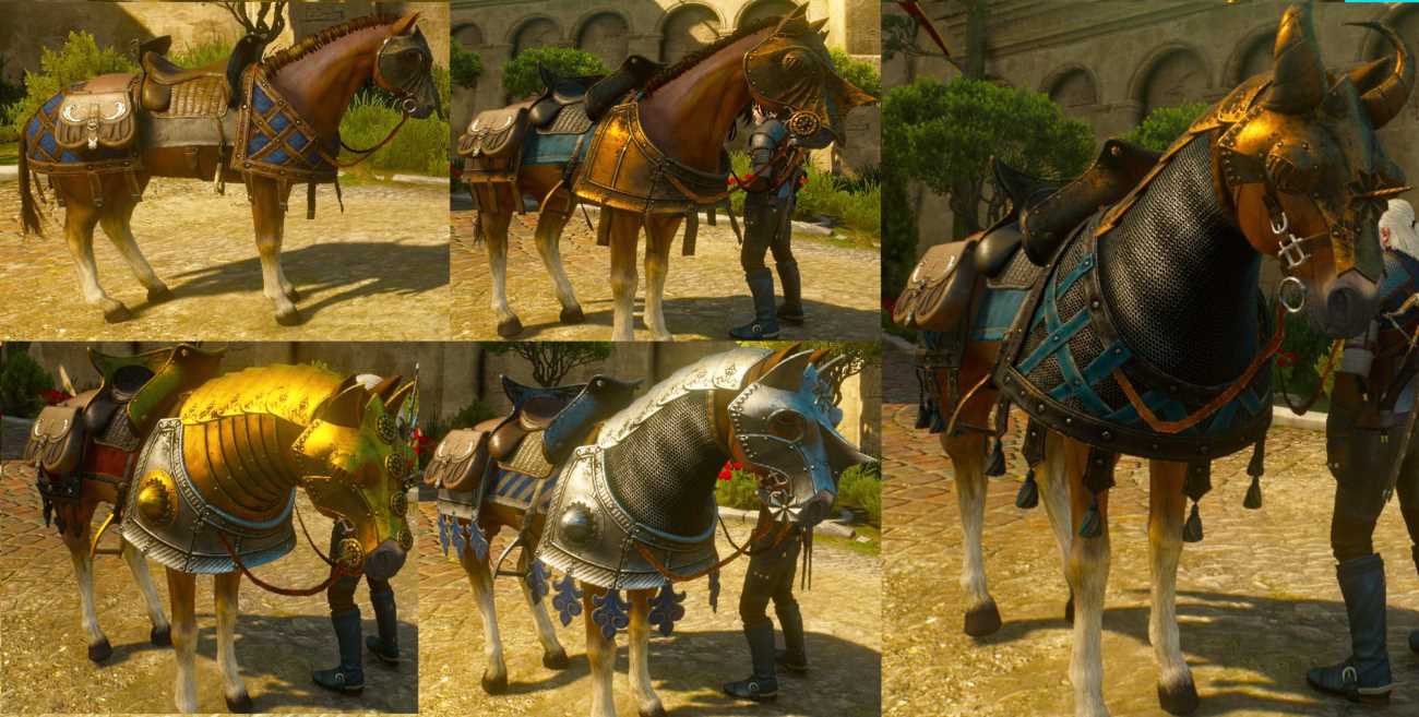 witcher blood wine horse gear